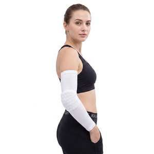 Manchons de compression respirants pour le sport avec protection du coude, couleurs personnalisables et protection UV - Vêtements de sport unisexes - Product Image 2