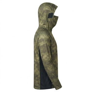Chemises de pêche OEM & ODM UPF 50 à manches longues avec capuche, vêtements de pêche en jersey, sweats à capuche et chemises de pêche personnalisés à séchage rapide pour adultes - Product Image 1
