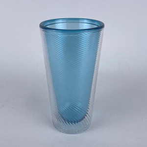 Twill Pattern Acrylic Plastic <b>Double</b> <b>Wall</b> <b>Glass</b> - Product Image 2