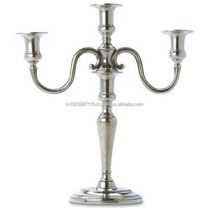 Candelabro de aluminio para centro de mesa para bodas recepciones cenas con velas mesas festivas y ceremonias - Product Image 6