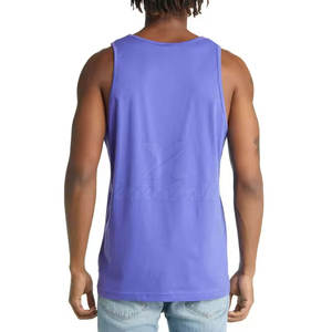 Camiseta sin Mangas Personalizada para Hombre, 100% Algodón, Secado Rápido, Transpirable, de Alta Calidad, Adecuada para Entrenamiento Deportivo, Fitness y Uso Diario - Product Image 5