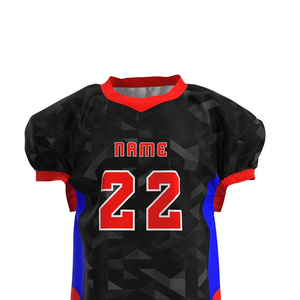 Maillot de football américain confortable, doux, respirant, à séchage rapide, manches courtes, service OEM, nouvelle arrivée - Product Image 6
