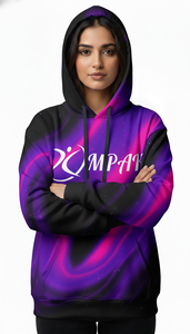 เสื้อฮู้ดดี้โอเวอร์ไซส์สไตล์โมเดิร์นสำหรับทุกเพศ พร้อมลายพิมพ์แบบซับลิเมชั่นเนียนสวย เหมาะสำหรับแฟชั่นสตรีทในชีวิตประจำวัน - Product Image 2