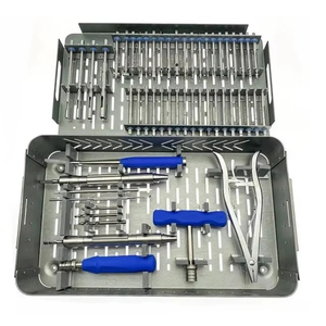 Kit chirurgical orthopédique en acier inoxydable avec embouts de perçage et tournevis pour la chirurgie d'implantation de vis osseuses - Product Image 3