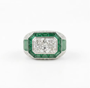 Bagues de fiançailles classiques en or rose 18 carats pour femmes, diamants de laboratoire taille radiant, certifiés IGI, prix de gros, cadeau de mariage - Product Image 1