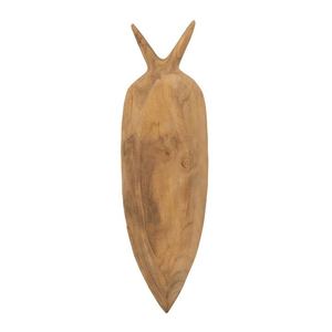 Plateau de service en bois de manguier en forme de poisson, fait main, vente en gros, décoration côtière, plateau de table rustique long, vaisselle en bois - Product Image 5