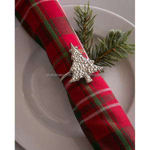 Anneaux de serviette de Noël de haute qualité, anneaux de serviette design avec différents motifs, porte-anneaux de serviette de luxe pour la décoration - Product Image 4