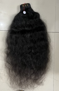 Paquetes a granel de cabello humano de trama de máquina de precios más bajos con embalaje de tamaño personalizado a la venta por exportadores indios - Product Image 4