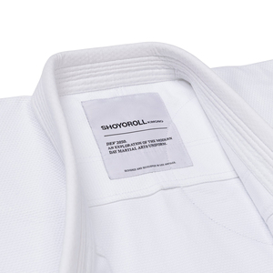 Kimono de Jiu-Jitsu Shoyorol de qualité supérieure, couleur blanche, logo personnalisé, nouveau modèle, lot 135, 100% coton, 450 GSM, Kimono de Jiu-Jitsu, Karaté - Product Image 4