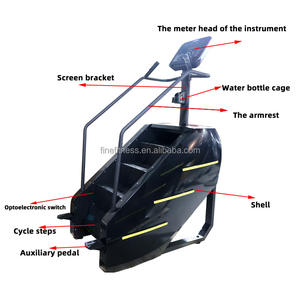 <span class=keywords><strong>Precio</strong></span> de fábrica, entrenador de ejercicios de gimnasio comercial, máquina <span class=keywords><strong>escaladora</strong></span> de escaleras eléctrica motorizada paso a paso - Product Image 1