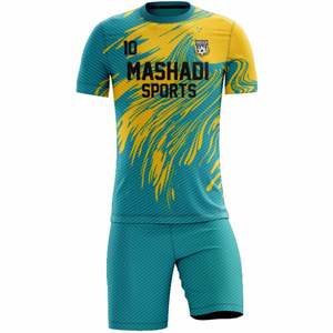 Wholesale Factory Price Soccer Uniforms-High Quality Sublimation Printed Breathable Short Sportswear Moisture-Wicking Custom - Product Image 5