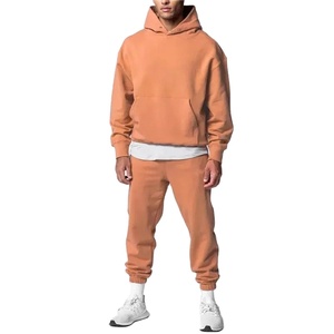 Conjunto Deportivo ROLIEN para Hombre, Transpirable, con Capucha, de Algodón Sólido, Tallas Grandes, con Estampado por Transferencia de Calor, Felpa Francesa, para Invierno - Product Image 1