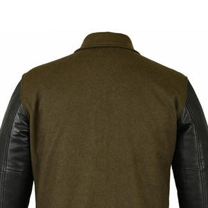 Varsity <b>Jacket</b> <b>Baseball</b> Letterman <b>Jacket</b> OEM Custom Wool Leather Sleeve College Team <b>Jacket</b> <b>for</b> <b>Men</b> Women Logo Embroidery - Product Image 2
