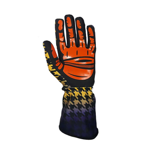 2026 Custom Auto <b>Car</b> Racing Gloves Breathable High Quality Leather Five Fingers Unisex Touch Screen Karting Gloves Abrasion - Product Image 2