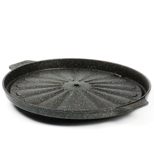 Roast Round 34cm - Cast Aluminum Nonstick Square and Round <b>Cookware</b> with Long Lasting Marble Coating - Product Image 1