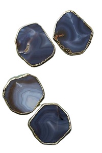 Ensemble de sous-verres en résine époxy personnalisés de vente chaude Style classique avec des couleurs naturelles et personnalisées faites à la main en Inde - Product Image 3