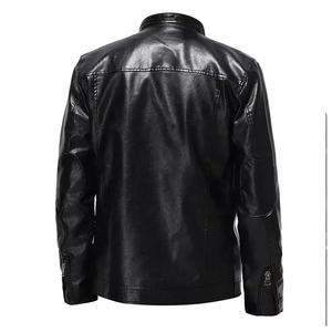 Veste de moto en cuir coupe-vent pour hommes approuvée CE Veste de motard élégante et durable pour l'hiver à un prix raisonnable à bas quantité minimale de commande - Product Image 3