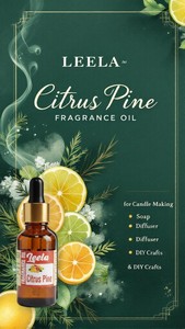 Huile parfumée Agrumes et Pin – Arôme frais d'agrumes et de pin pour la fabrication de bougies, de savons, de diffuseurs et de projets DIY |   Parfum de qualité supérieure longue durée - Product Image 3