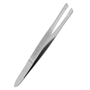 Pinces à cils en acier inoxydable de précision avec logo et emballage personnalisés, pointe lisse et pointue pour usage cosmétique - Product Image 3