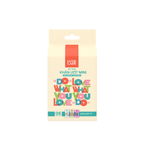 Toallitas húmedas no tejidas de rayón 100% de alta calidad, paquete de 6 mini bolsas de Luck Lady, 10 piezas sin fragancia para el cuidado femenino - Product Image 4