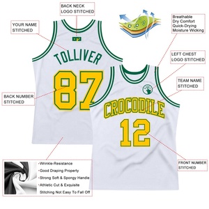Camiseta Deportiva de Baloncesto Personalizada, de Malla, Secado Rápido, Transpirable, con Nombre, Número y Uniforme de Equipo para Entrenamiento y Partido - Product Image 4