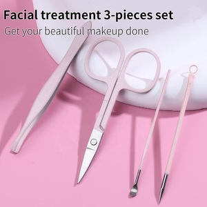 Kit de coupe-ongles en acier inoxydable avec étui holographique, ensemble de manucure et pédicure pour ongles épais, rose, cadeau pour hommes et femmes par ANAAIF - Product Image 1