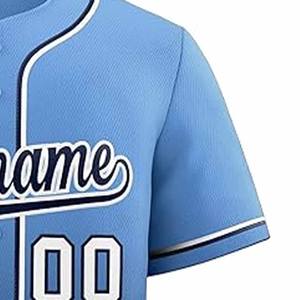 เสื้อเบสบอลโพลีเอสเตอร์ 100% ชุดเบสบอล ชุดยูนิฟอร์มเบสบอล  โพสต์โดย Dress Sports - Product Image 3