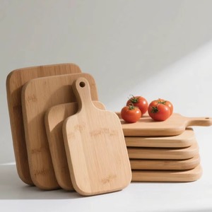 Planche à découper rectangulaire en bois avec poignée en bois, épaisseur 1,5 cm, écologique, durable, passe au lave-vaisselle - Product Image 4