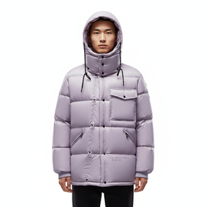 Chaqueta de Invierno Acolchada para Mujer, Gruesa, Cálida, Personalizada, con Capucha, Reversible, Impermeable, Rellena de Poliéster, Color Negro, Venta al Por Mayor - Product Image 3