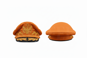 Modern Uniform Apparel Peak <b>Cap</b> Soft Fabric Wool Blend Visor <b>Hat</b> Custom Embroidery Adjustable Professional Wear Accessory <b>Caps</b> - Product Image 2