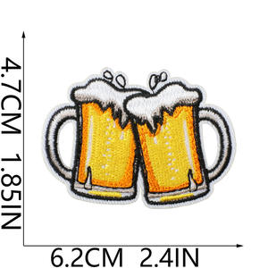 OEM Factory Custom 3D PVC Embroidery Patches Rubber Jacket Iron On <b>Letter</b> Patches for Clothing Hats Bags Best Selling Wholesale - Product Image 2