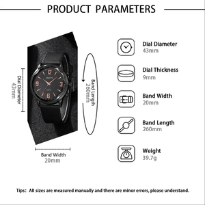 6270 Men Watch Set With <b>Bracelets</b> Luminous Gift Box for Men - Product Image 5