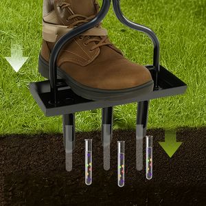 Aeratore Manuale per Prato da 43 Pollici con Vassoio per Terreno e Strumento di Pulizia - Product Image 2