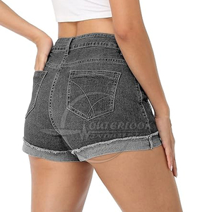 Men's Knitted Solid Anti-Wrinkle Mid Elastic Waist Canvas <b>Cargo</b> <b>Shorts</b> Breathable <b>Lightweight</b> Casual Outdoor Utility - Product Image 3