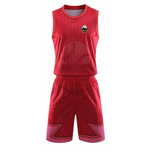 Prix de gros, uniforme de basket-ball pour hommes en sublimation, haute qualité, respirant, séchage rapide, personnalisable, nom de l'équipe, 100% polyester - Product Image 1