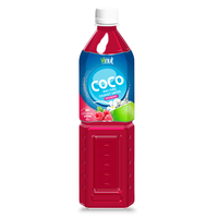 Agua de coco 1L botella para mascotas OEM Etiqueta Privada ISO certificada Lista para exportar Muestra gratis