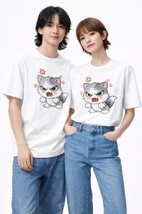 เสื้อยืดโอเวอร์ไซส์ ยูนิเซ็กซ์ ผ้าฝ้าย 100% เป็นมิตรกับสิ่งแวดล้อม แห้งเร็ว สไตล์ลำลอง สตรีทแวร์ คอกลม แขนสั้น - Product Image 2