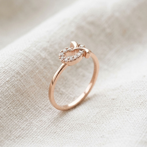Bague de fiançailles en or rose pour femme avec diamant de laboratoire, design cœur et halo, certifiée IGI, bijoux de mariée pour fête, mariage, cadeau - Product Image 2