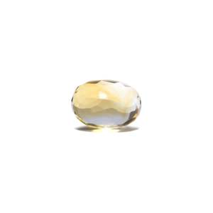 Natural Citrine Loose Gemstone 8.1 Carat Faceted Oval Square Emerald Cut for Fine Jewelry - Product Image 2