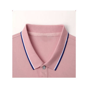 Chemise à col polo pour homme, style décontracté, mélange de coton, coupe ajustée, manches courtes, confortable, pour tous les jours - Product Image 3