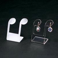 Porte-boucles d'oreilles en acrylique contemporain Solution élégante pour organiser et présenter la collection de boucles d'oreilles avec clarté et style - Product Image 3