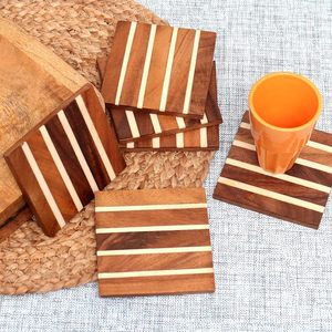 Classic Style Tea Table Decorative Bone in lay Coaster High Quality Handmade Bone Inlay By The Handmade Collection - Product Image 6