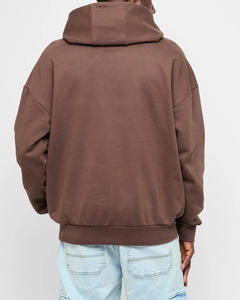 Sudadera con Capucha Beige Personalizada al por Mayor con Logotipo Bordado o Impreso, Mezcla de Algodón y Poliéster Cómoda para Pedidos al por Mayor - Product Image 2