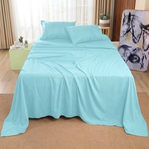 Simple Customizable Modern All-Season 100% Cotton Wedding Three-piece Kit Bedding Set 100TC <b>Double</b>-Sided Eco-Friendly Breathable - Product Image 2