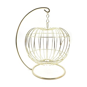 Wholesale Quality Gold Finished <b>Wire</b> <b>Basket</b> Best Selling Reusable Kitchenware Fruit <b>Basket</b> <b>Storage</b> <b>Basket</b> for Home Decoration - Product Image 5