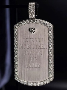 Moissanite Photo Pendant Custom Round <b>Memorial</b> Picture <b>Frame</b> Charms 925 Silver Hip Hop VVS Iced Out Custom Engraved Pendant - Product Image 5