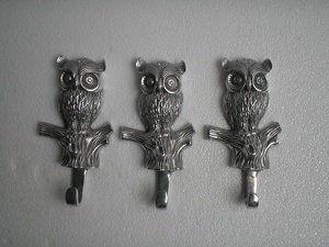 โมเดลนกฮูกบนลำตัวทำจากอะลูมิเนียมทนทานสำหรับเป็นของขวัญเทคนิคการหล่อหุ่นทำจากโลหะ - Product Image 4