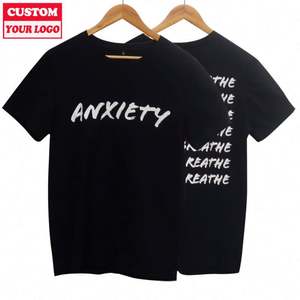 Camiseta de Cuello Redondo Multicolor de Buena Calidad, 100% Algodón, con Logotipo Personalizado, Corte Regular, para Hombre, Impresión Serigráfica, Unisex - Product Image 2