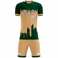 Fabricant de maillots de football personnalisés en sublimation, respirants pour l'été, vente en gros de maillots et shorts de football, kit d'équipe, fournisseur OEM, logo