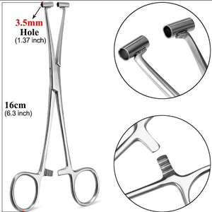 Pinza Quirúrgica para Septum WARSAW MEDICAL WM-PBF-058, Fabricada a Medida, 6 Pulgadas, Acero Inoxidable Alemán, Manual, CE ISO13485 - Product Image 1